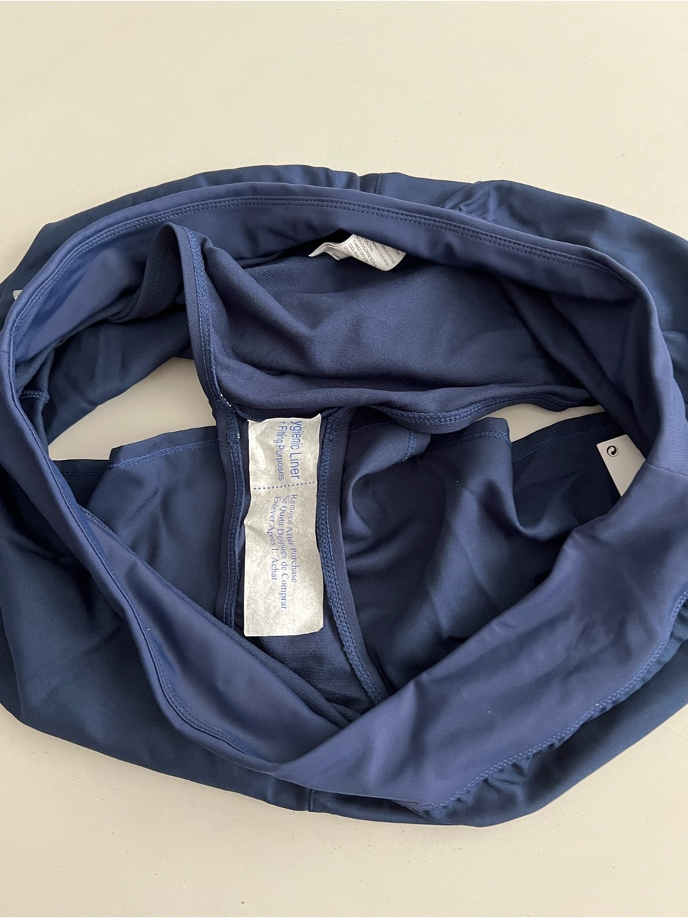 Nike Women's Navy swim Shorts with Built-In Liner - Picture 4 of 7
